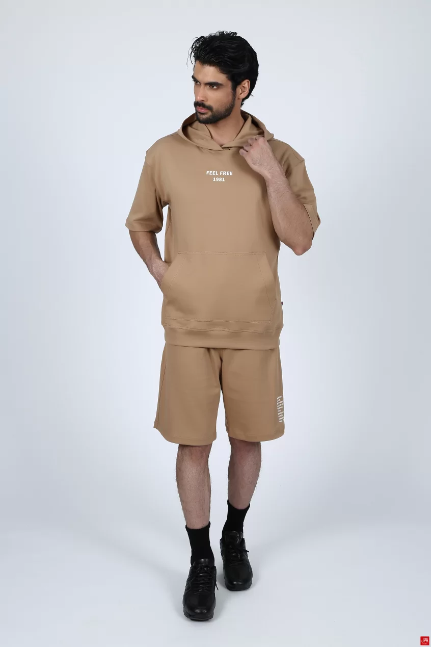 هودی و شلوارک مردانه کد 02144