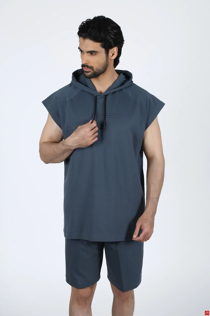 ست حلقه ای و شلوارک مردانه کد 02357