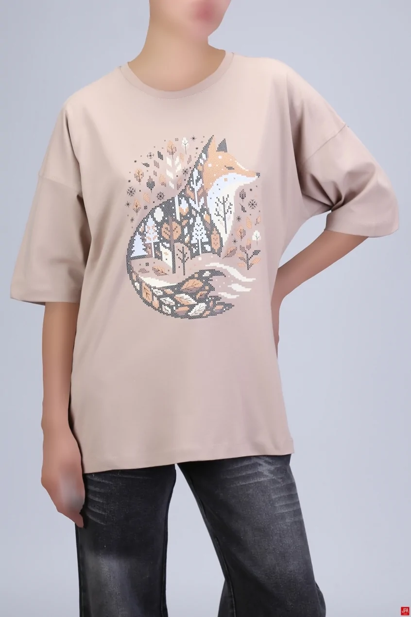 تیشرت زنانه کد 05016